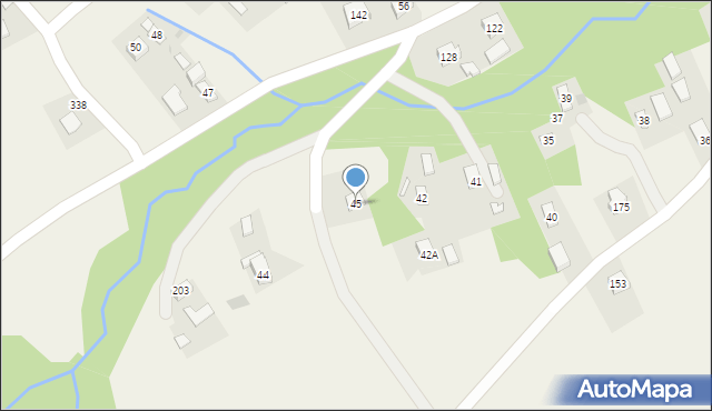 Nowy Glinik, Nowy Glinik, 45, mapa Nowy Glinik