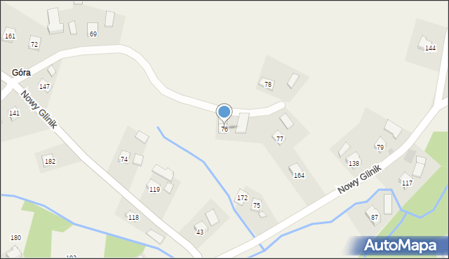 Nowy Glinik, Nowy Glinik, 76, mapa Nowy Glinik