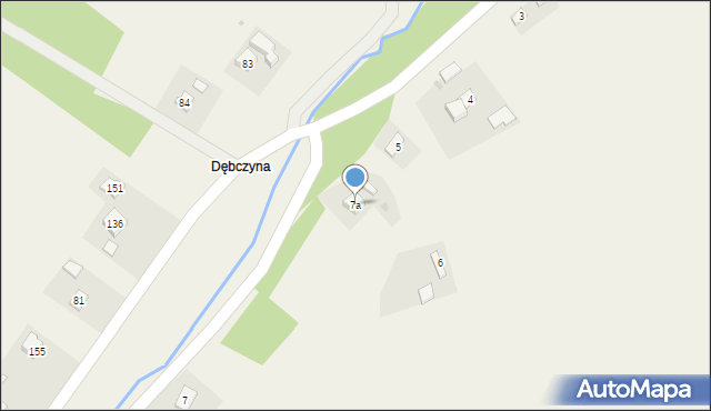 Nowy Glinik, Nowy Glinik, 7a, mapa Nowy Glinik