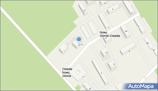 Nowy Glinnik-Osiedle, Nowy Glinnik-Osiedle, 2, mapa Nowy Glinnik-Osiedle