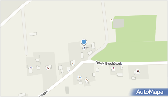 Nowy Głuchówek, Nowy Głuchówek, 2, mapa Nowy Głuchówek
