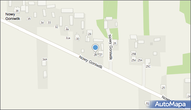 Nowy Goniwilk, Nowy Goniwilk, 28, mapa Nowy Goniwilk