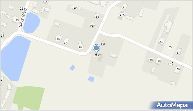 Nowy Gózd, Nowy Gózd, 59a, mapa Nowy Gózd