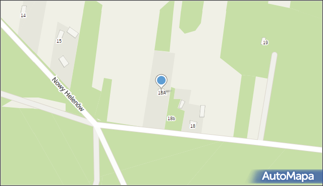 Nowy Helenów, Nowy Helenów, 18A, mapa Nowy Helenów