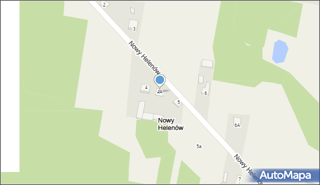 Nowy Helenów, Nowy Helenów, 4A, mapa Nowy Helenów