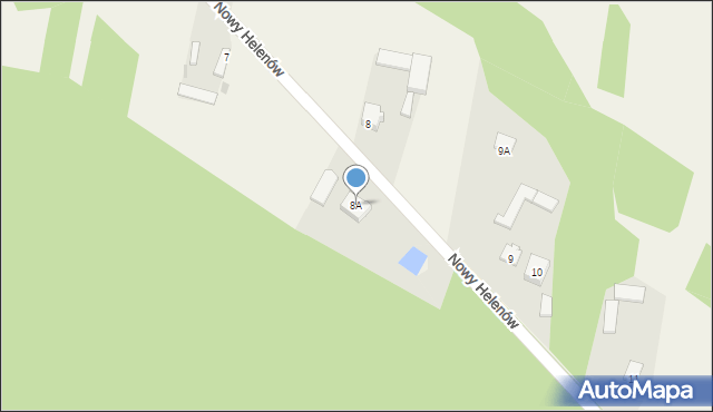 Nowy Helenów, Nowy Helenów, 8A, mapa Nowy Helenów