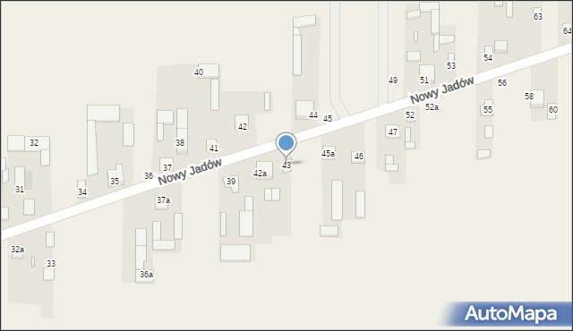 Nowy Jadów, Nowy Jadów, 43, mapa Nowy Jadów
