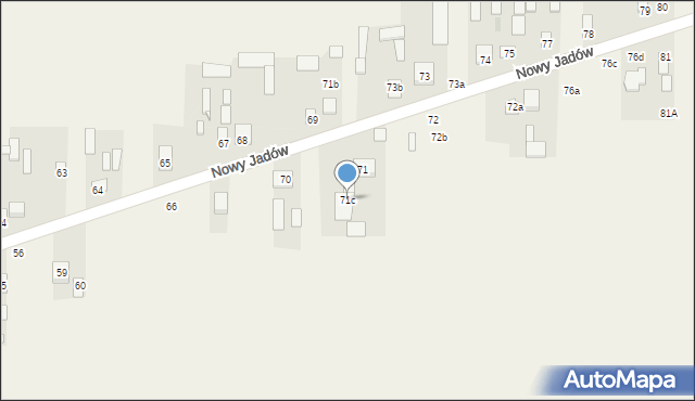 Nowy Jadów, Nowy Jadów, 71c, mapa Nowy Jadów