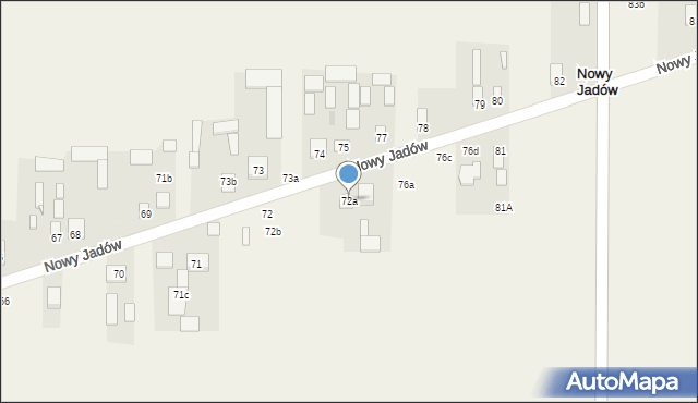 Nowy Jadów, Nowy Jadów, 72a, mapa Nowy Jadów