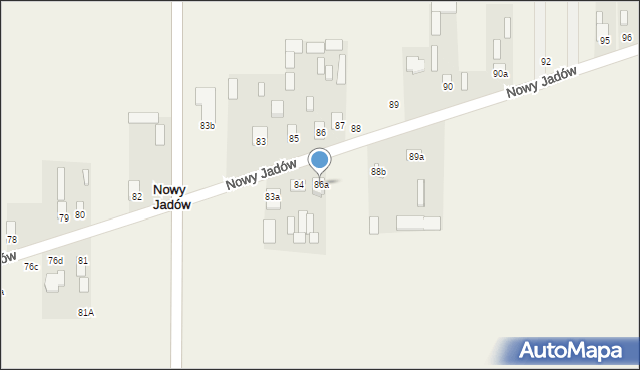 Nowy Jadów, Nowy Jadów, 86a, mapa Nowy Jadów