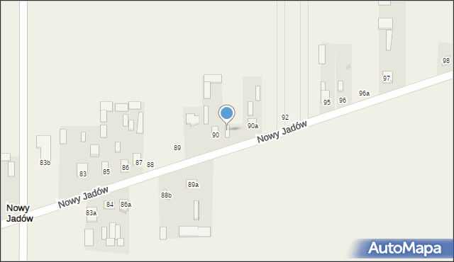Nowy Jadów, Nowy Jadów, 90b, mapa Nowy Jadów