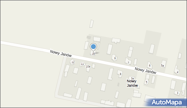 Nowy Janów, Nowy Janów, 10, mapa Nowy Janów
