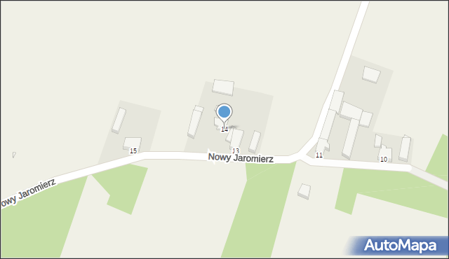 Nowy Jaromierz, Nowy Jaromierz, 14, mapa Nowy Jaromierz