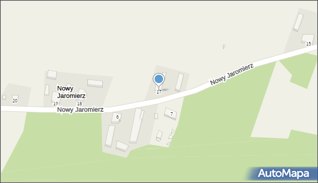 Nowy Jaromierz, Nowy Jaromierz, 17, mapa Nowy Jaromierz