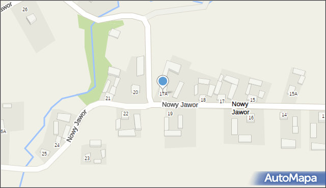 Nowy Jawor, Nowy Jawor, 17A, mapa Nowy Jawor