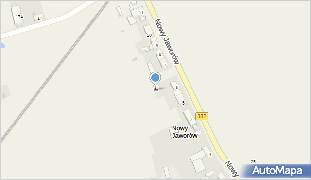 Nowy Jaworów, Nowy Jaworów, 6a, mapa Nowy Jaworów