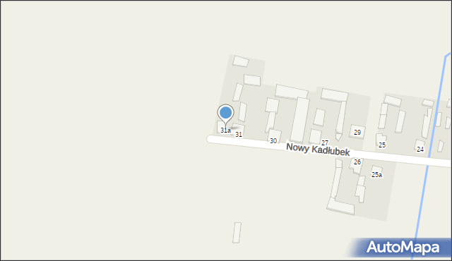 Nowy Kadłubek, Nowy Kadłubek, 31a, mapa Nowy Kadłubek
