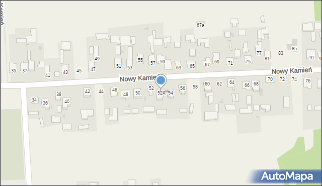 Nowy Kamień, Nowy Kamień, 52A, mapa Nowy Kamień