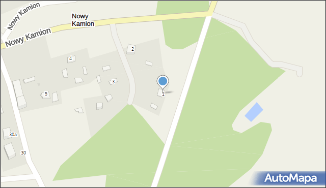 Nowy Kamion, Nowy Kamion, 1, mapa Nowy Kamion