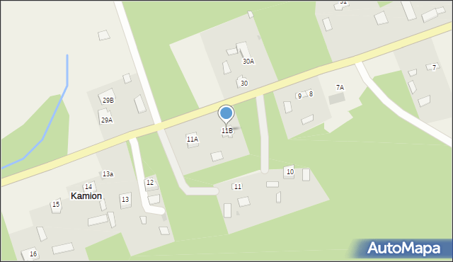 Nowy Kamion, Nowy Kamion, 11B, mapa Nowy Kamion