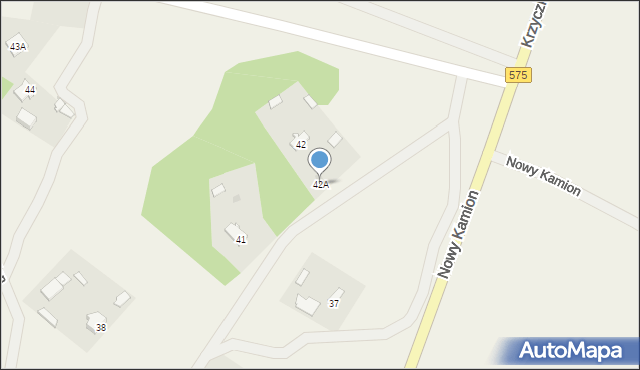Nowy Kamion, Nowy Kamion, 42A, mapa Nowy Kamion