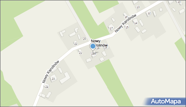 Nowy Karolinów, Nowy Karolinów, 19A, mapa Nowy Karolinów