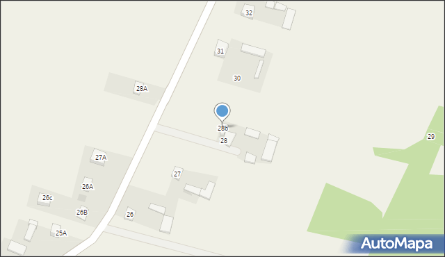 Nowy Kębłów, Nowy Kębłów, 28b, mapa Nowy Kębłów