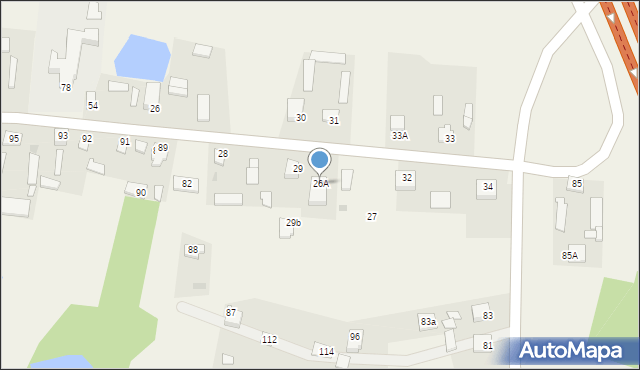 Nowy Kiełbów, Nowy Kiełbów, 26A, mapa Nowy Kiełbów