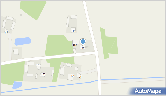 Nowy Kiełbów, Nowy Kiełbów, 55, mapa Nowy Kiełbów