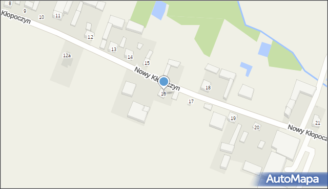 Nowy Kłopoczyn, Nowy Kłopoczyn, 16, mapa Nowy Kłopoczyn