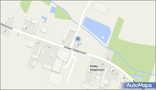 Nowy Kłopoczyn, Nowy Kłopoczyn, 21, mapa Nowy Kłopoczyn