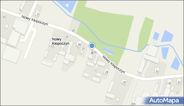 Nowy Kłopoczyn, Nowy Kłopoczyn, 28, mapa Nowy Kłopoczyn