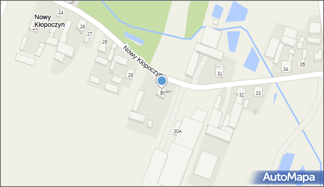 Nowy Kłopoczyn, Nowy Kłopoczyn, 30, mapa Nowy Kłopoczyn