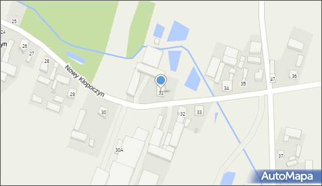 Nowy Kłopoczyn, Nowy Kłopoczyn, 31, mapa Nowy Kłopoczyn