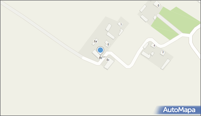 Nowy Komunin, Nowy Komunin, 8b, mapa Nowy Komunin