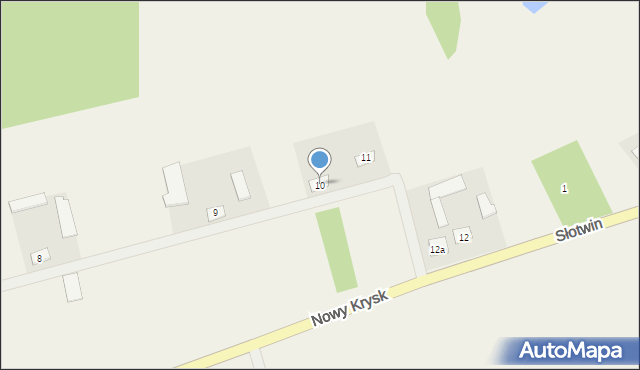 Nowy Krysk, Nowy Krysk, 10, mapa Nowy Krysk