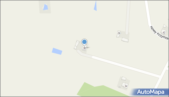 Nowy Krzymów, Nowy Krzymów, 30, mapa Nowy Krzymów