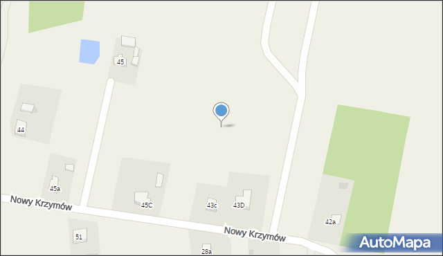 Nowy Krzymów, Nowy Krzymów, 43b, mapa Nowy Krzymów