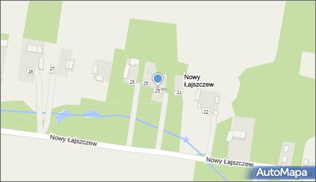Nowy Łajszczew, Nowy Łajszczew, 23, mapa Nowy Łajszczew