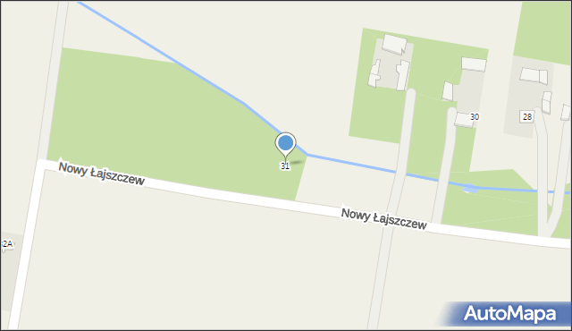 Nowy Łajszczew, Nowy Łajszczew, 31, mapa Nowy Łajszczew