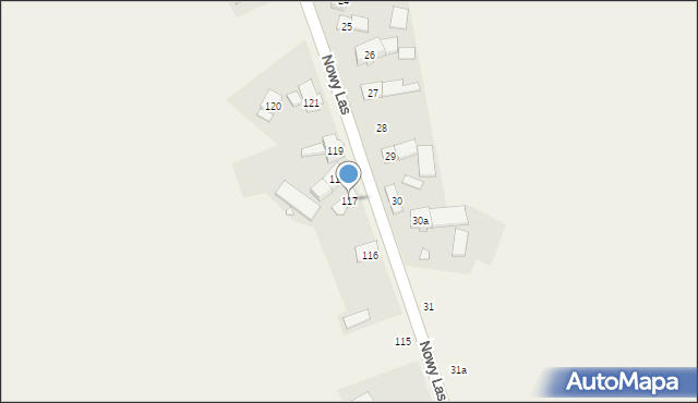 Nowy Las, Nowy Las, 117, mapa Nowy Las
