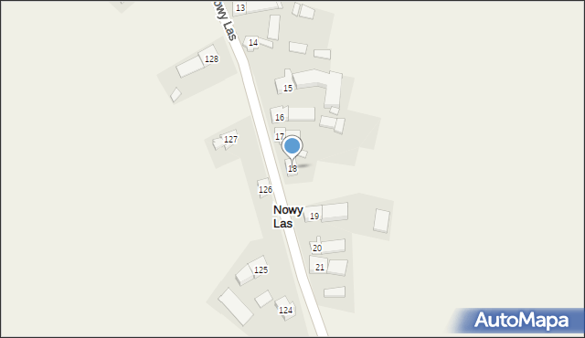 Nowy Las, Nowy Las, 18, mapa Nowy Las