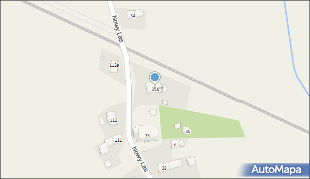 Nowy Las, Nowy Las, 35a, mapa Nowy Las