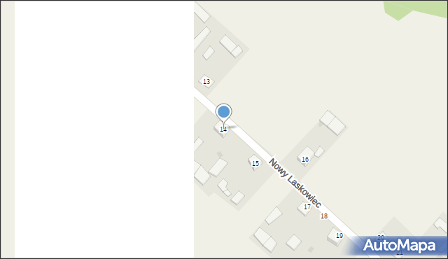 Nowy Laskowiec, Nowy Laskowiec, 14, mapa Nowy Laskowiec