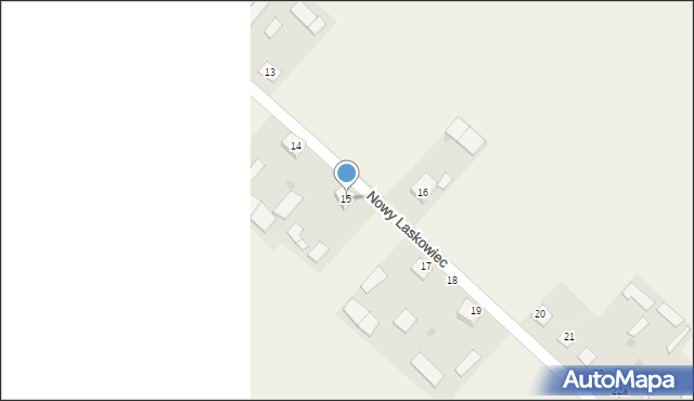 Nowy Laskowiec, Nowy Laskowiec, 15, mapa Nowy Laskowiec