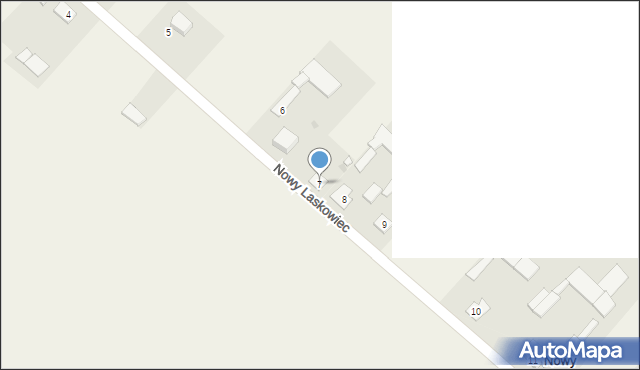 Nowy Laskowiec, Nowy Laskowiec, 7, mapa Nowy Laskowiec