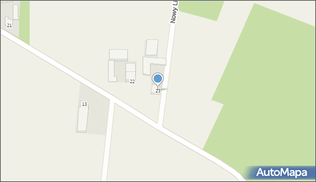 Nowy Lindów, Nowy Lindów, 23, mapa Nowy Lindów