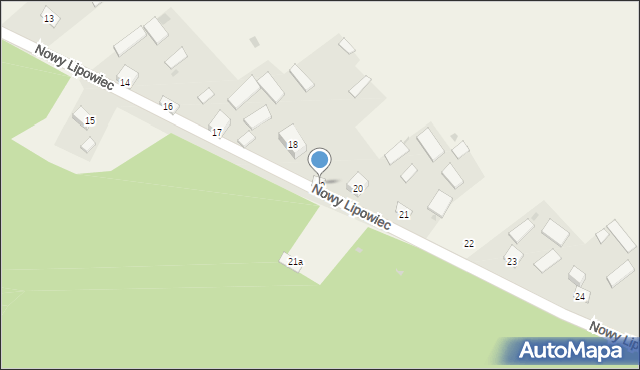 Nowy Lipowiec, Nowy Lipowiec, 19, mapa Nowy Lipowiec