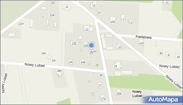 Nowy Lubiel, Nowy Lubiel, 23c, mapa Nowy Lubiel