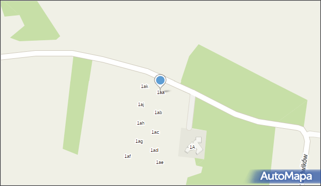 Nowy Ludwików, Nowy Ludwików, 1aa, mapa Nowy Ludwików